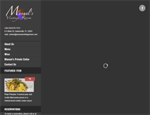 Tablet Screenshot of manuelsvintageroom.com